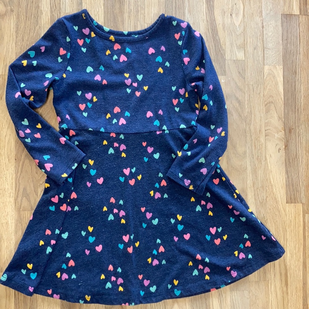 EUC Cat & Jack Long sleeve dress 4T